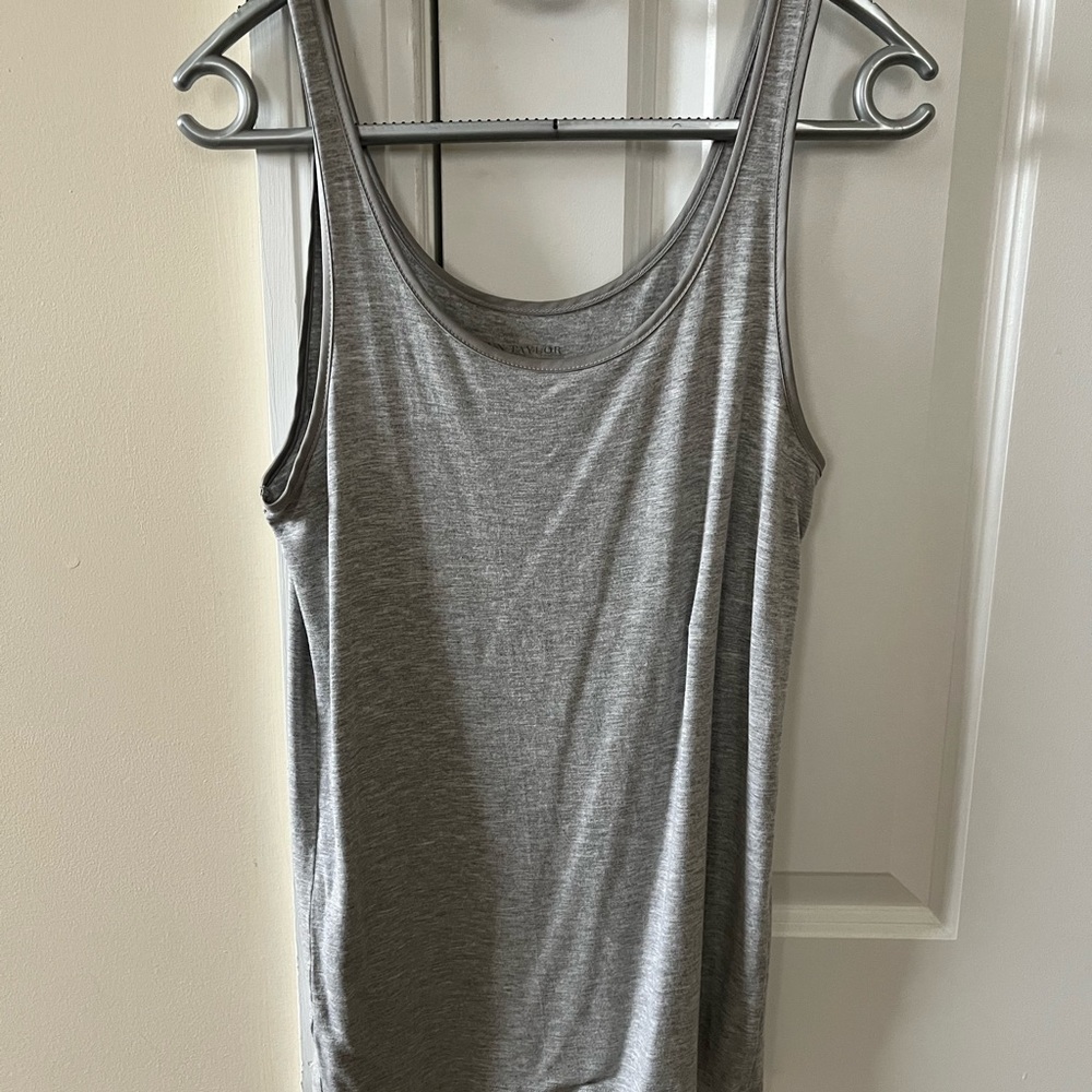 Soft heather grey tank top